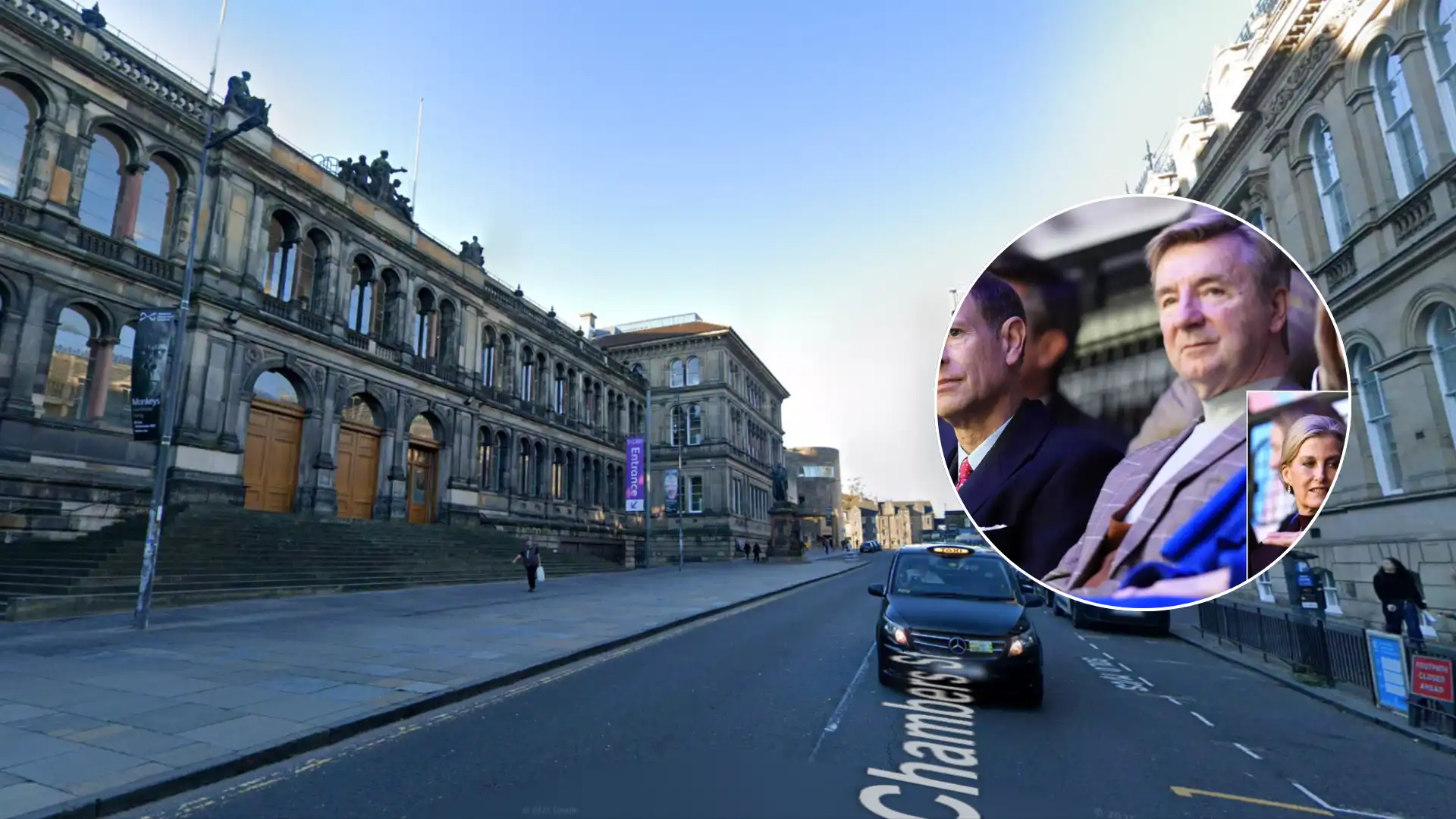 Prince Edward and Duchess sit apart at European skating event