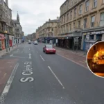 Bus company investigating after vehicle burst into flames in city centre