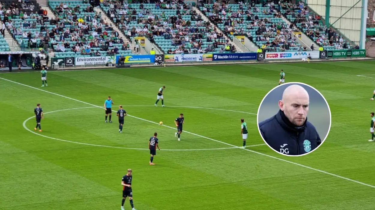 David Gray Urges Hibs Players to Stay Calm Amongst Chaos Tonight