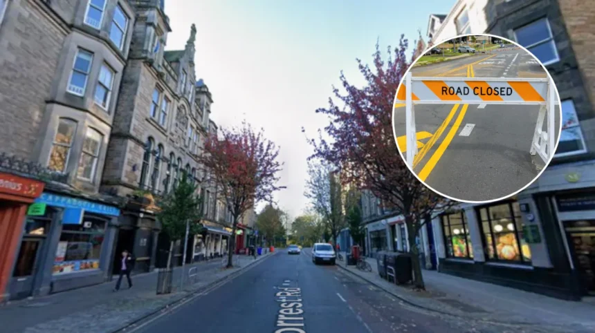 Edinburgh Old Town Forrest Road Closure 2026
