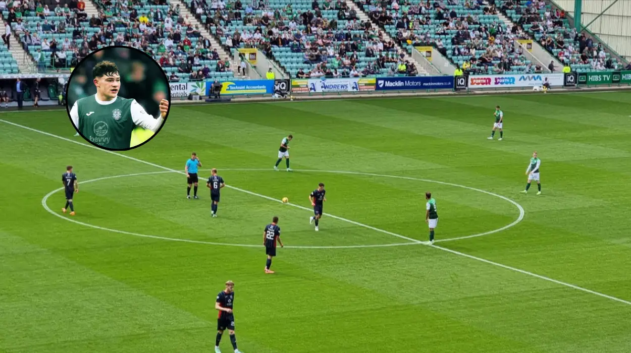 Owen Elding ‘buzzing’ after scoring on first start for Hibs