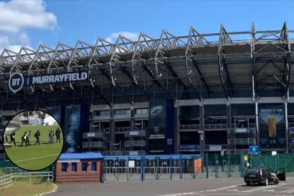 Armed Police & RAF Drill at Murrayfield, Edinburgh 2026