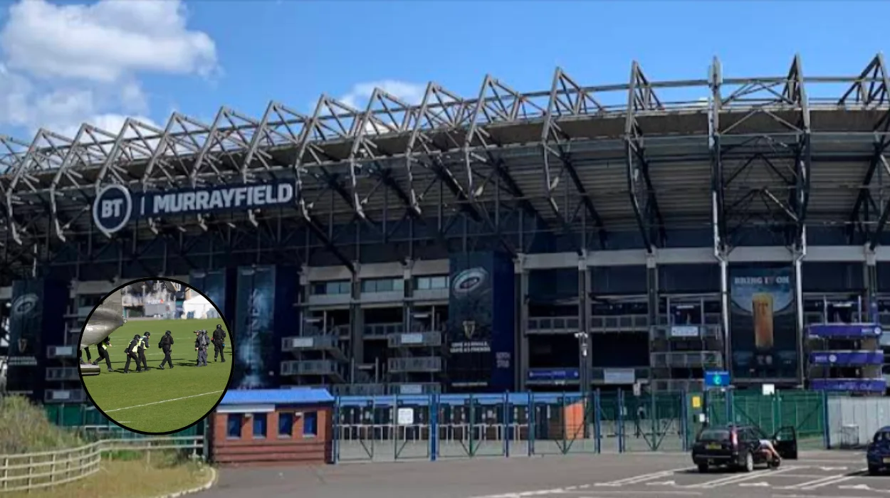 Armed Police & RAF Drill at Murrayfield, Edinburgh 2026