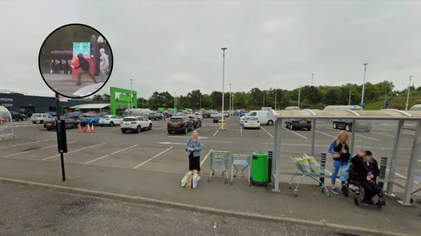 Edinburgh Knife Clash at Asda Jewel Newcraighall 2026