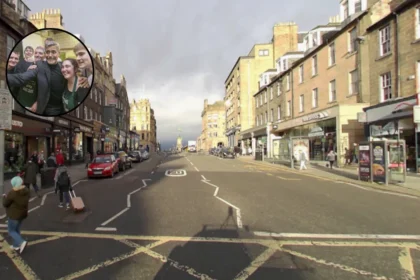 George Clooney's Social Bite Visit, Edinburgh 2015