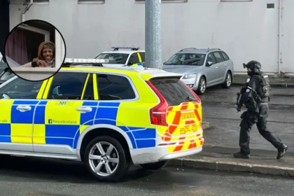 Grinning Suspect in Edinburgh Stabbing Standoff 2026 