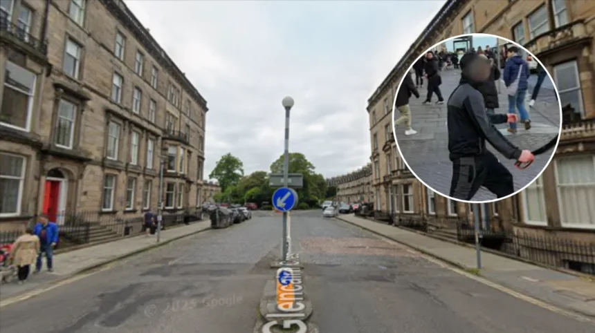 Teen Arrested Over Weapon Disturbance in Edinburgh West End 2026