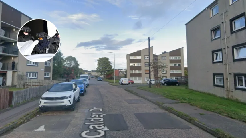 Two Injured in Calder Knives Police Chase Edinburgh 2026
