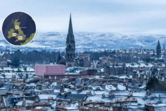 UK Warmest Day, Snow & Blood Rain Swings Edinburgh 2026