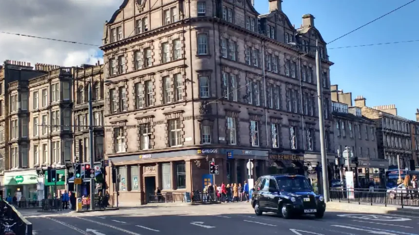 What is the Historical and Modern Significance of Shandwick Place Edinburgh in the West End Transit Corridor