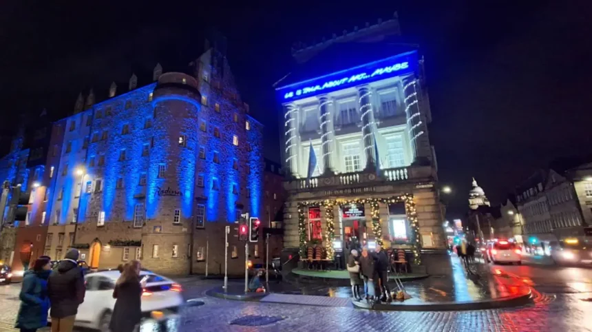 What is the history and background of the Royal Mile Market Edinburgh