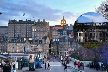 Edinburgh Princes Street Historic Building Destroyed in Early Hours Fire