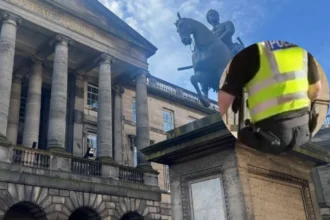 Edinburgh attacker led drunk woman until security guard acted