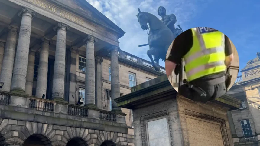 Edinburgh attacker led drunk woman until security guard acted