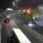 Road Closed on M8 Near Edinburgh Following Traffic Collision