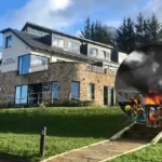 Firefighters Battle Oil Tanker Blaze at Farm Near Edinburgh