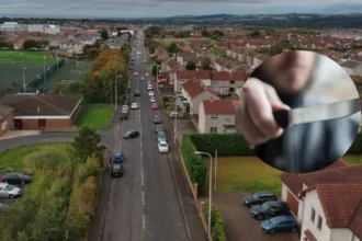 Gorebridge store robbery: police hunt masked man who threatened staff with a knife and stole cash on 2 August 2026 in Midlothian.