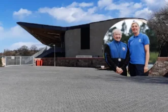 Josh Kerr and Jake Wightman celebrated by Edinburgh AC ahead of final